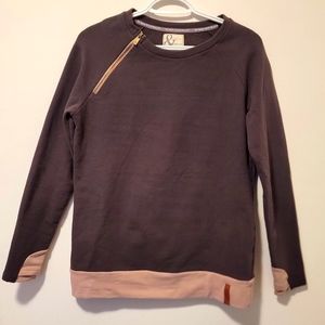 NWT, Ampersand Ave Side Zip Pullover, Size Medium